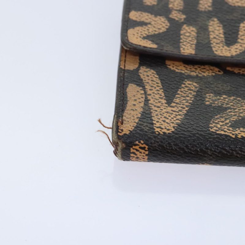 Louis Vuitton Monogram Graffiti Porte Monnaie Credit Wallet M92190 Auth bs18227 - Image 7