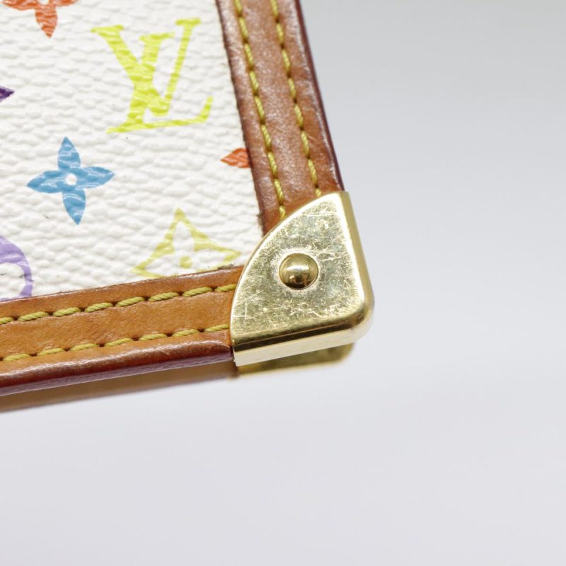 Louis Vuitton Multicolor Agenda PM Day Planner Cover White R21074 Auth bs18232 - Image 7