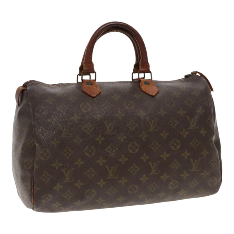 Louis Vuitton Monogram Speedy 35 Hand Bag Vintage M41524  bs18285