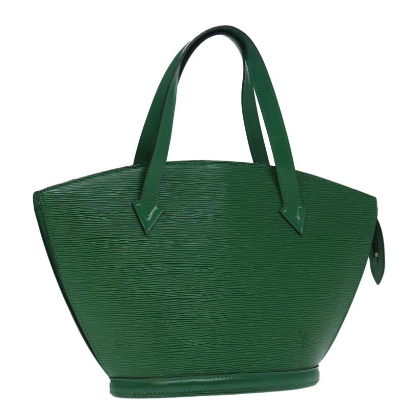 Louis Vuitton Epi Saint Jacques Hand Bag Green M52274  bs18337