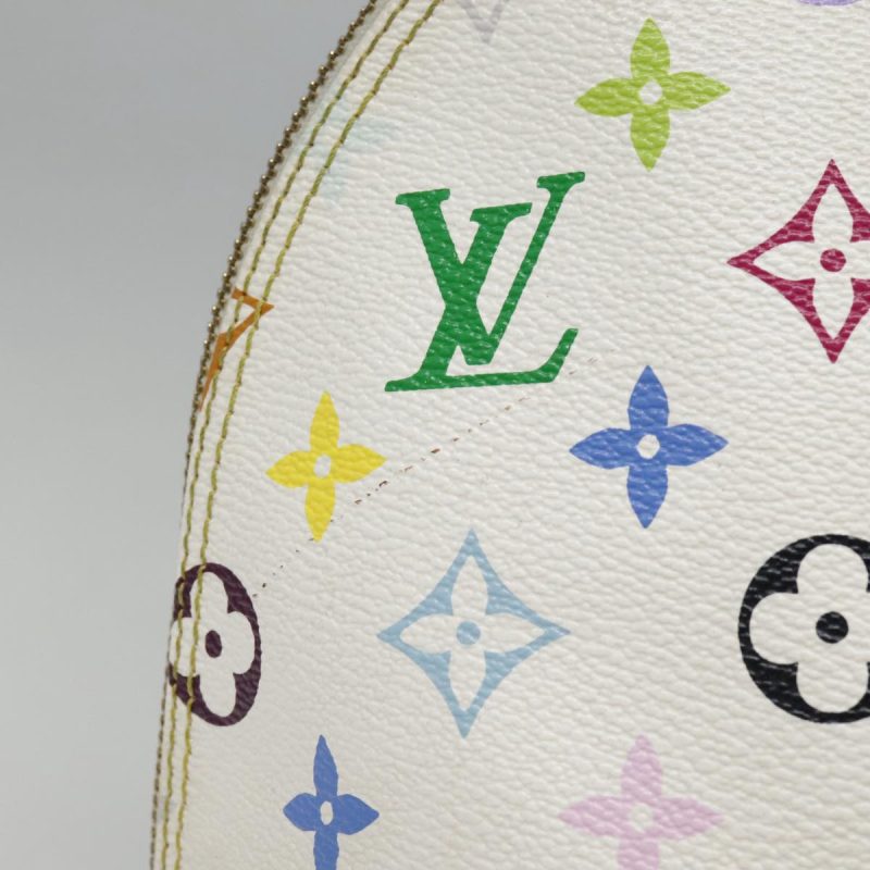 Louis Vuitton Monogram Multicolor Alma GM Hand Bag White M40441  bs18346A - Image 3