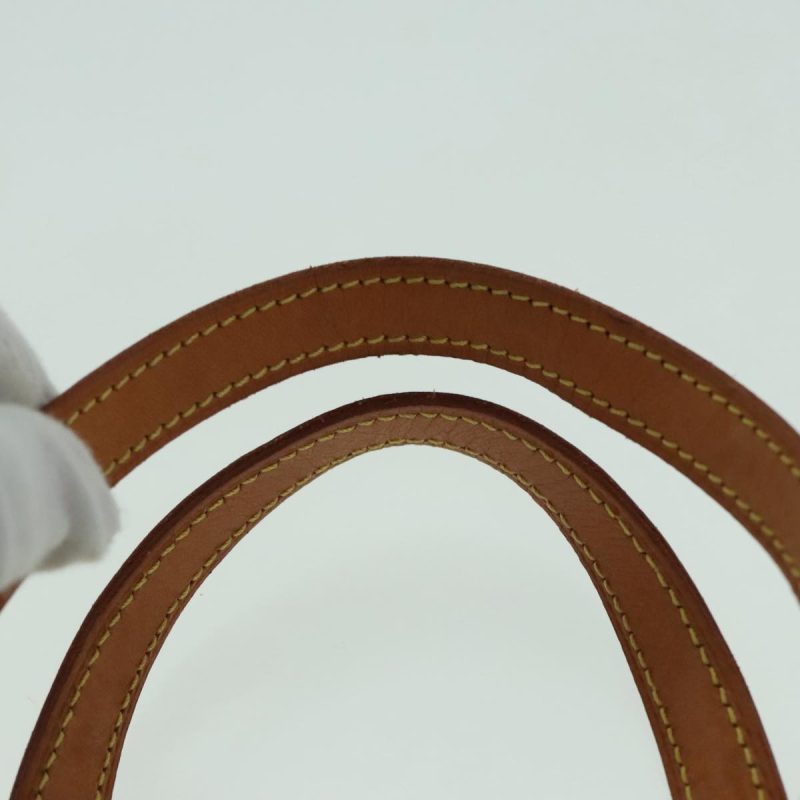 Louis Vuitton Monogram Vernis Reade MM Hand Bag Beige M91141  bs18387 - Image 9