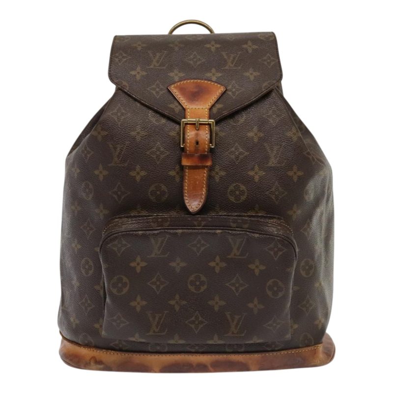 Louis Vuitton Monogram Montsouris GM Backpack M51135  bs18390 - Image 2