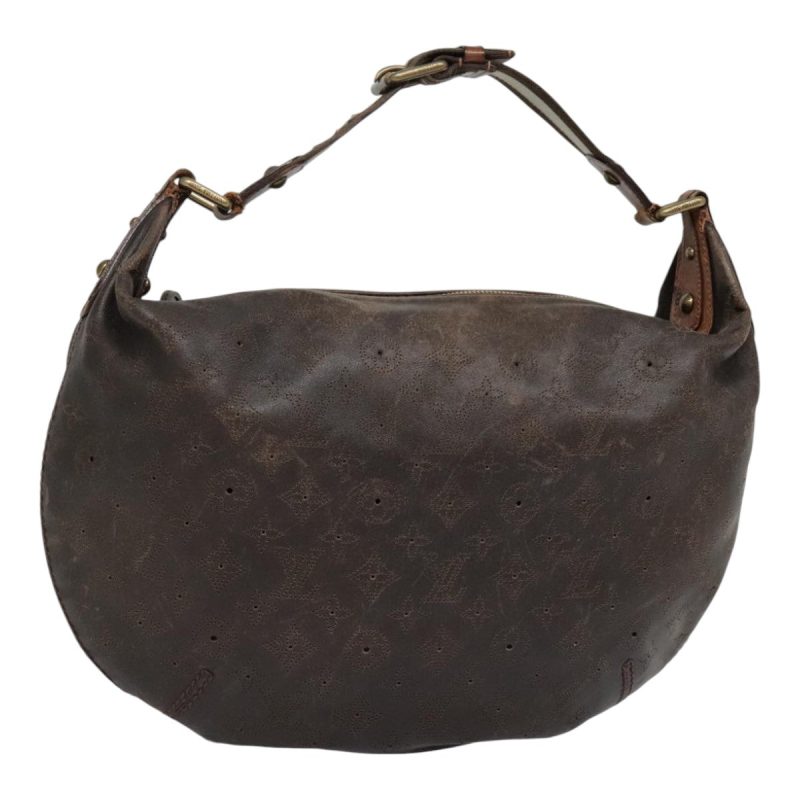 Louis Vuitton Mahina Onata GM Shoulder Bag Leather Brown M40000  bs18397