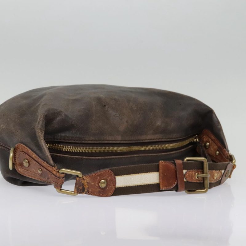 Louis Vuitton Mahina Onata GM Shoulder Bag Leather Brown M40000  bs18397 - Image 8