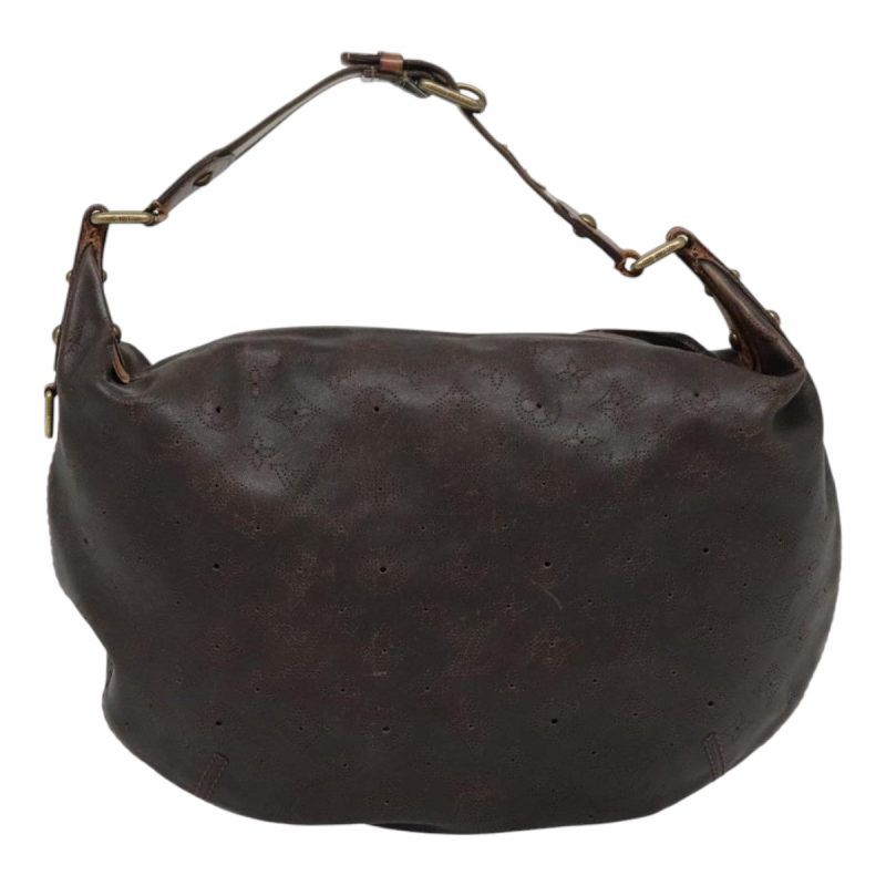 Louis Vuitton Mahina Onata GM Shoulder Bag Leather Brown M40000  bs18397 - Image 2