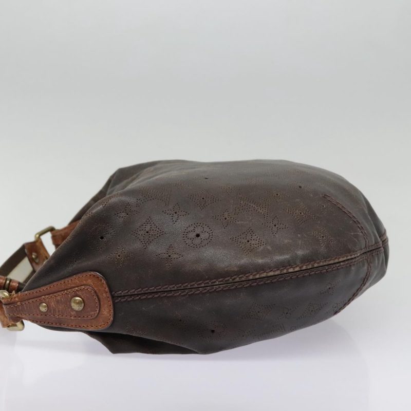 Louis Vuitton Mahina Onata GM Shoulder Bag Leather Brown M40000  bs18397 - Image 3