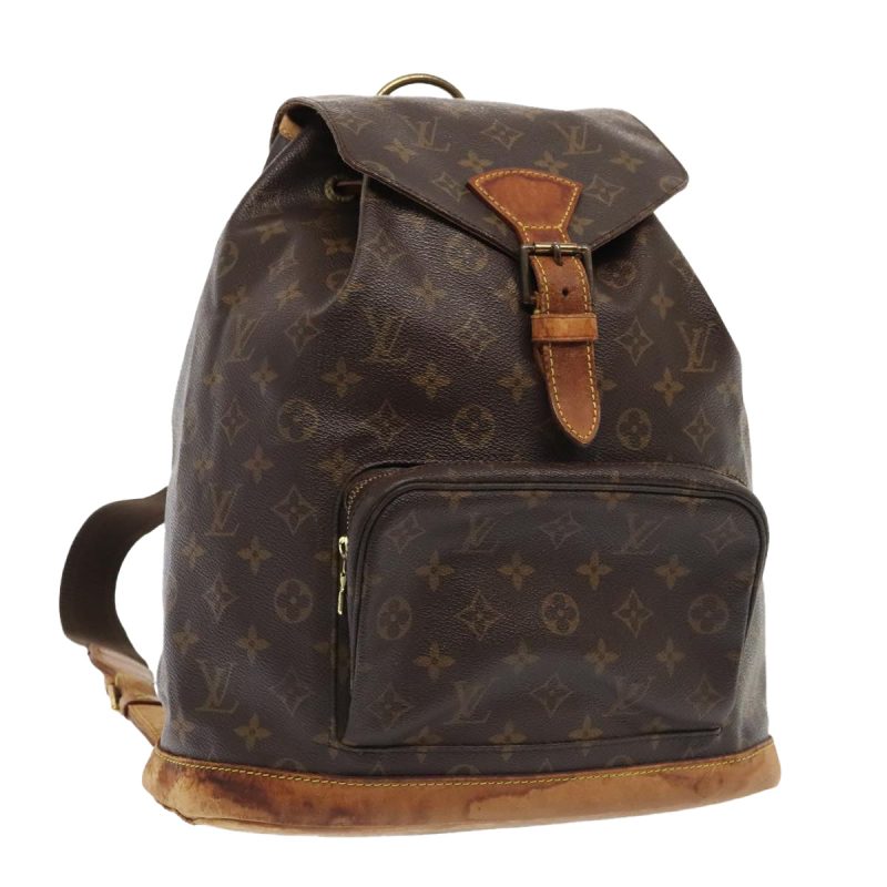 Louis Vuitton Monogram Montsouris GM Backpack M51135  bs18434