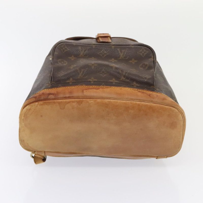 Louis Vuitton Monogram Montsouris GM Backpack M51135  bs18434 - Image 5