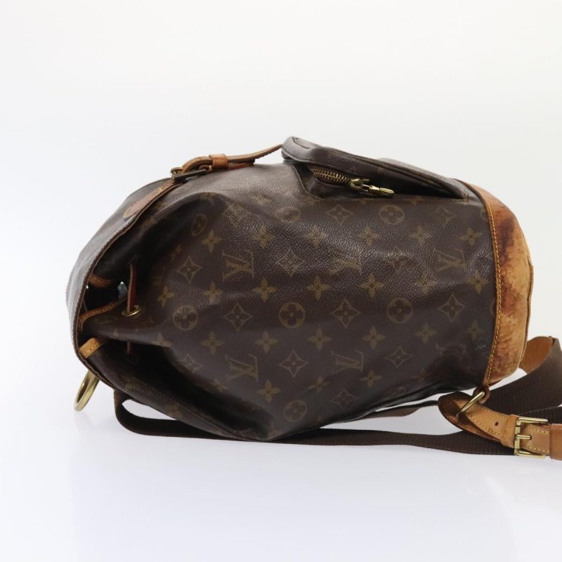 Louis Vuitton Monogram Montsouris GM Backpack M51135  bs18434 - Image 4