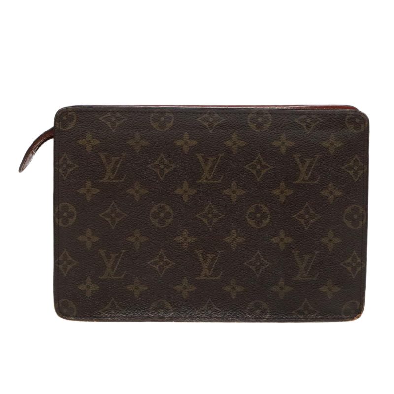 Louis Vuitton Monogram Pochette Homme Clutch Bag M51795  bs18490 - Image 2