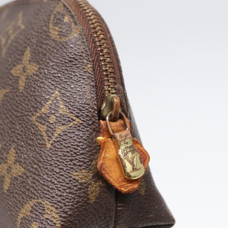 Louis Vuitton Monogram Pochette Cosmetic PM Cosmetic Pouch M47515 Auth bs18537 - Image 7