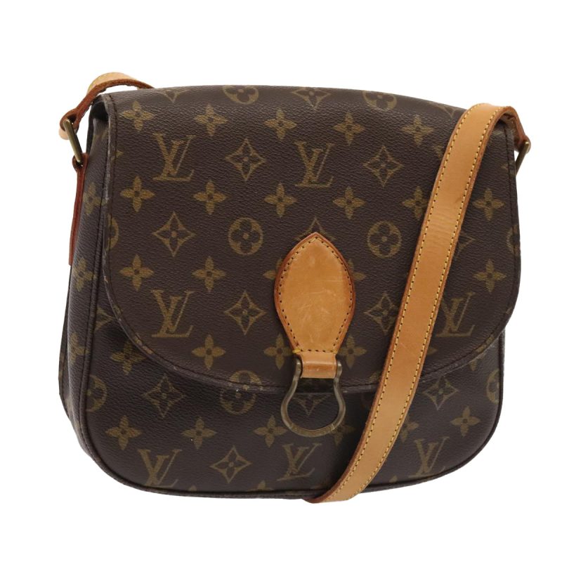 Louis Vuitton Monogram Saint Cloud GM Shoulder Bag M51242  bs18564
