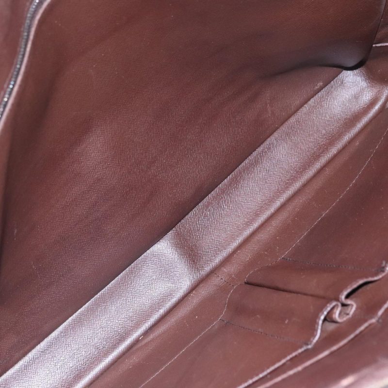 Louis Vuitton Epi PorteDocuments Voyage Business Bag Mocha M5909D Auth bs18614 - Image 10
