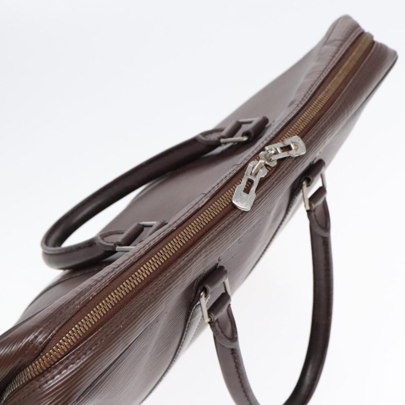 Louis Vuitton Epi PorteDocuments Voyage Business Bag Mocha M5909D Auth bs18614 - Image 6