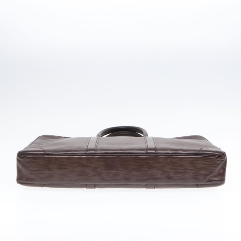 Louis Vuitton Epi PorteDocuments Voyage Business Bag Mocha M5909D Auth bs18614 - Image 5