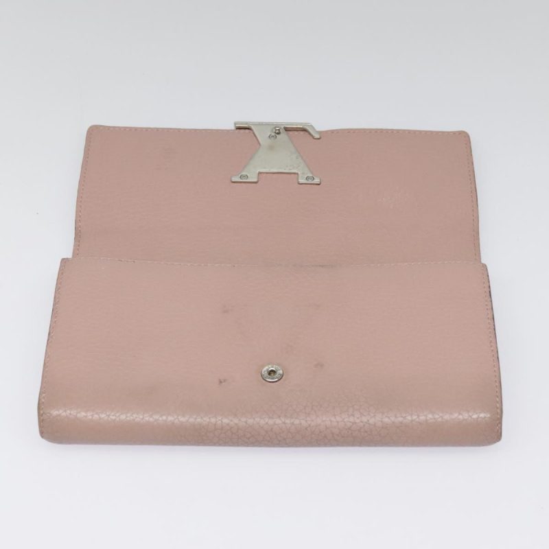 Louis Vuitton Capusine Long Wallet Leather Pink M61250  bs18630 - Image 9