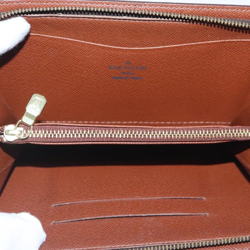 Louis Vuitton Monogram Porte Monnaie Zip Long Wallet M61727  bs18704 - Image 9