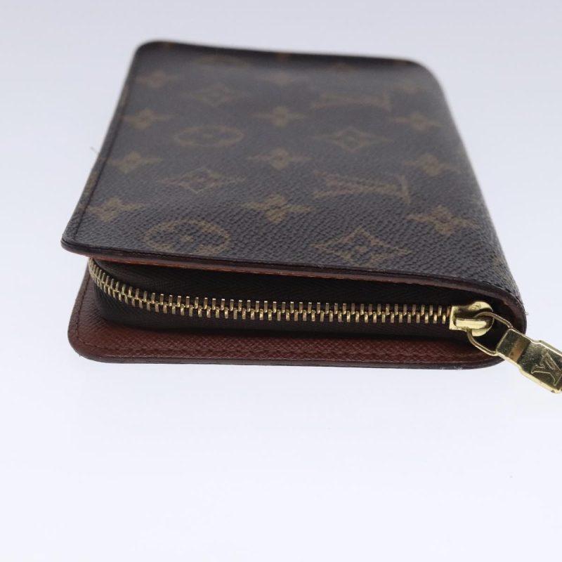 Louis Vuitton Monogram Porte Monnaie Zip Long Wallet M61727  bs18704 - Image 3