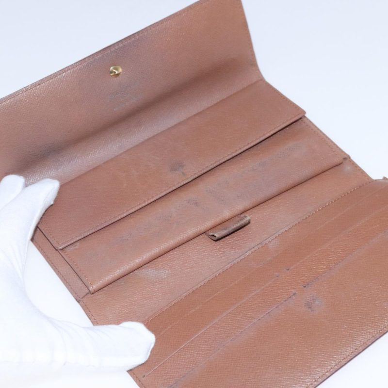 Louis Vuitton Monogram Portefeuille International Wallet M61217  bs18708 - Image 9