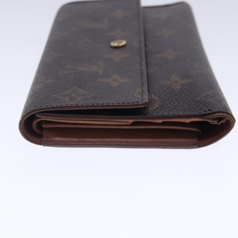 Louis Vuitton Monogram Portefeuille International Wallet M61217  bs18708 - Image 3