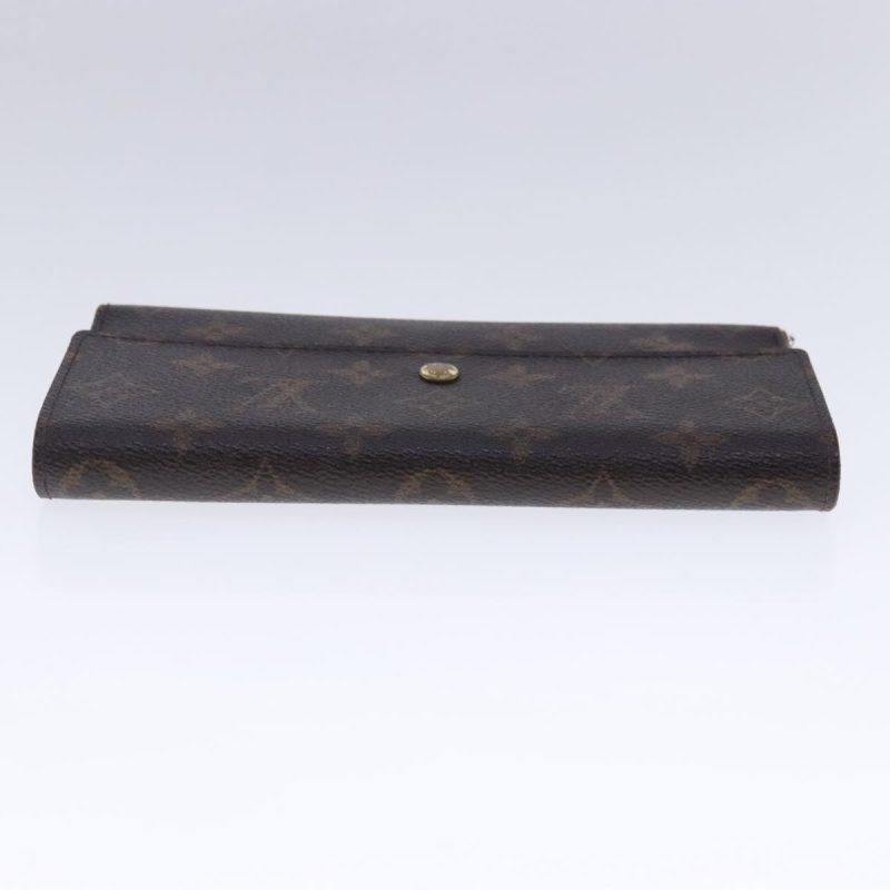 Louis Vuitton Monogram Portefeuille International Wallet M61217  bs18708 - Image 5