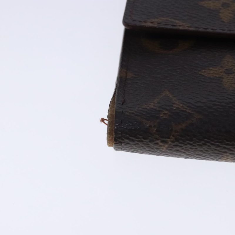 Louis Vuitton Monogram Portefeuille International Wallet M61217  bs18708 - Image 7