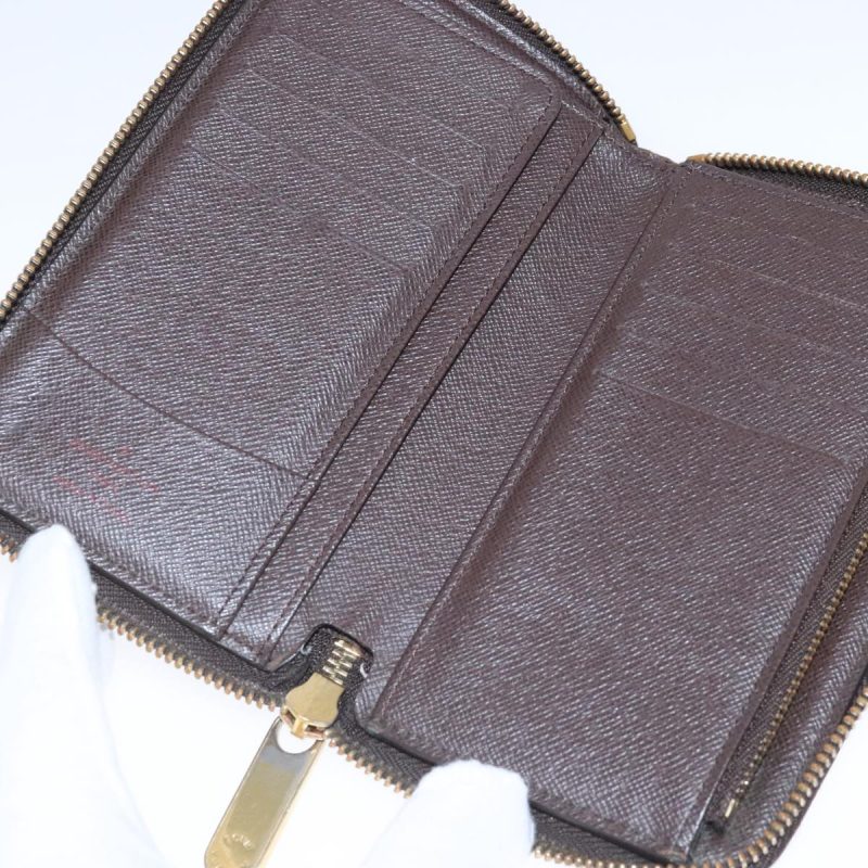 Louis Vuitton Damier Ebene Zippy Compact Wallet N60028  bs18712 - Image 9