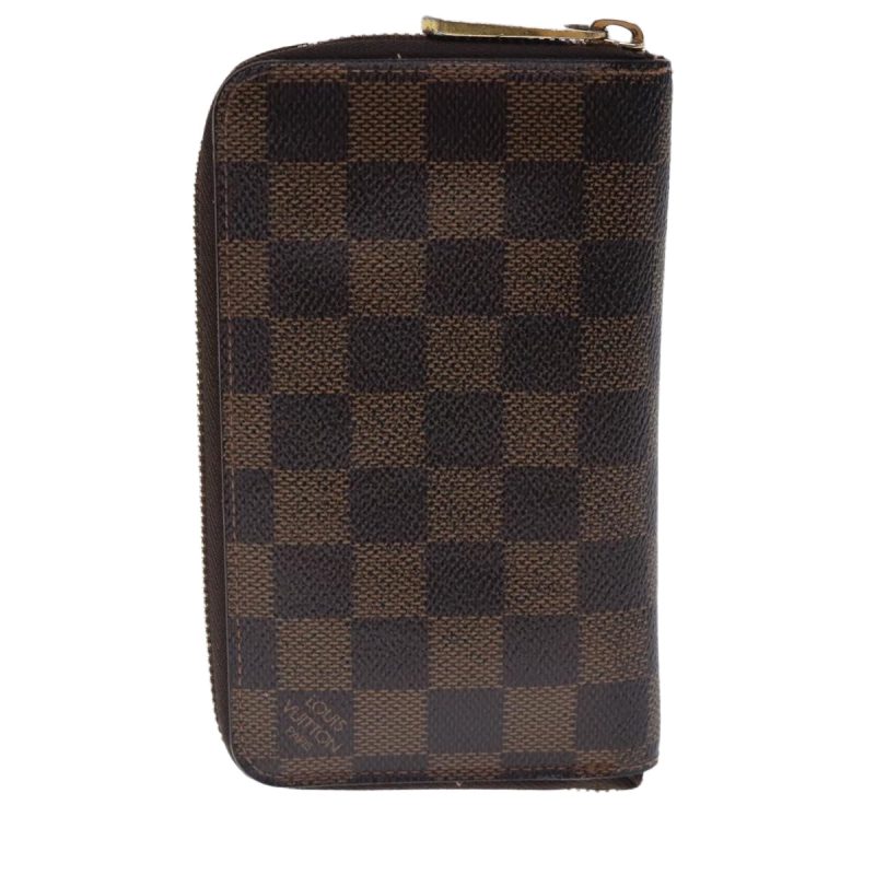 Louis Vuitton Damier Ebene Zippy Compact Wallet N60028  bs18712 - Image 2