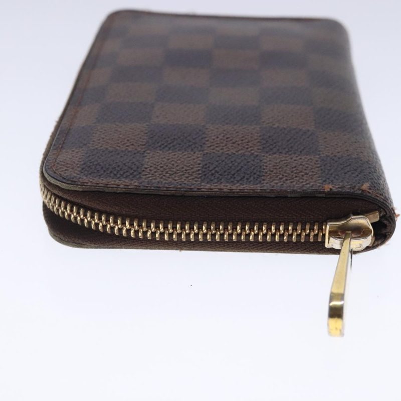 Louis Vuitton Damier Ebene Zippy Compact Wallet N60028  bs18712 - Image 5