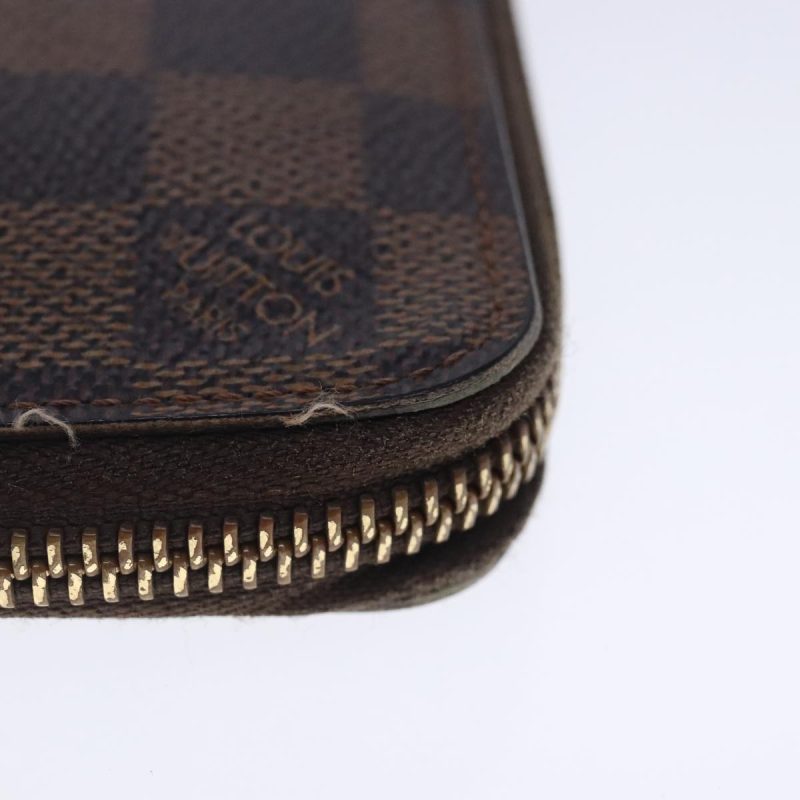 Louis Vuitton Damier Ebene Zippy Compact Wallet N60028  bs18712 - Image 7