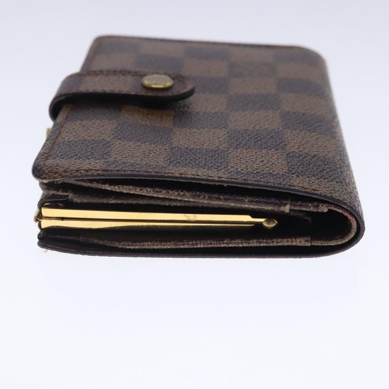 Louis Vuitton Damier Ebene Portefeuille Viennois Wallet N61674  bs18718 - Image 5