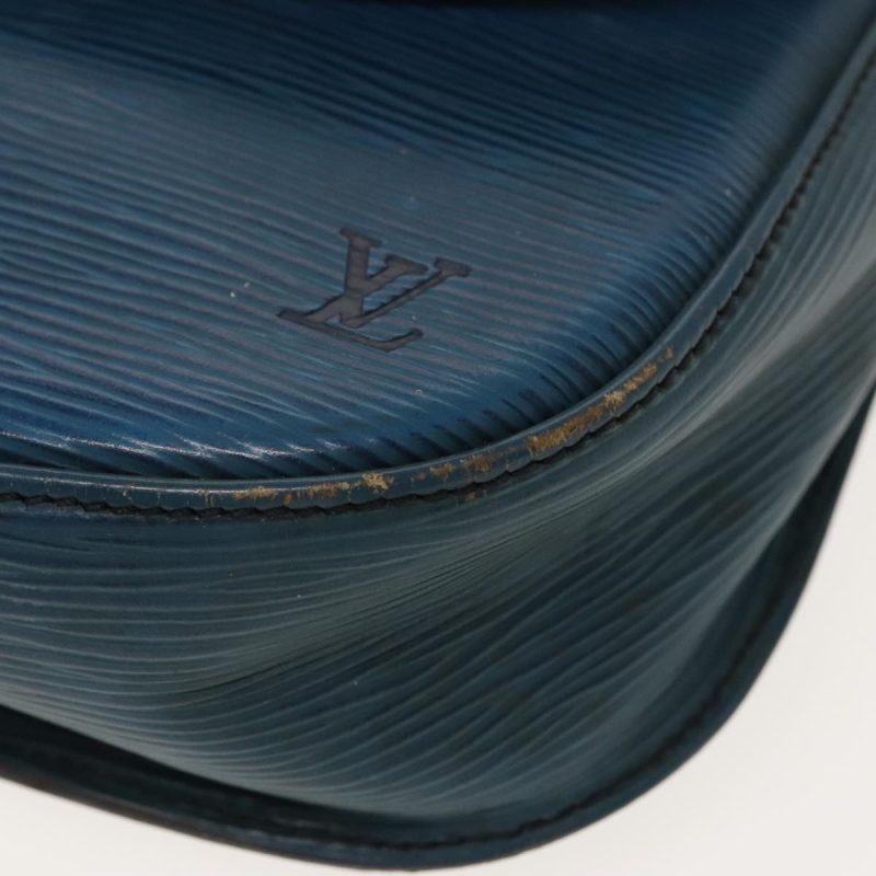 Louis Vuitton Epi Saint Cloud GM Shoulder Bag Toledo Blue M52195  bs18729 - Image 8