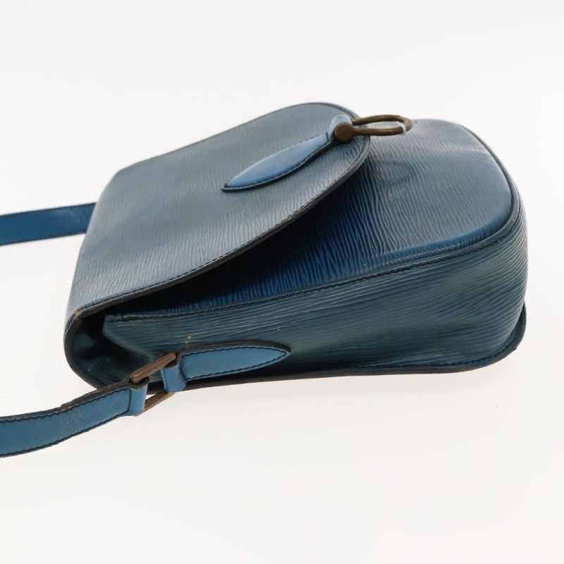 Louis Vuitton Epi Saint Cloud GM Shoulder Bag Toledo Blue M52195  bs18729 - Image 4