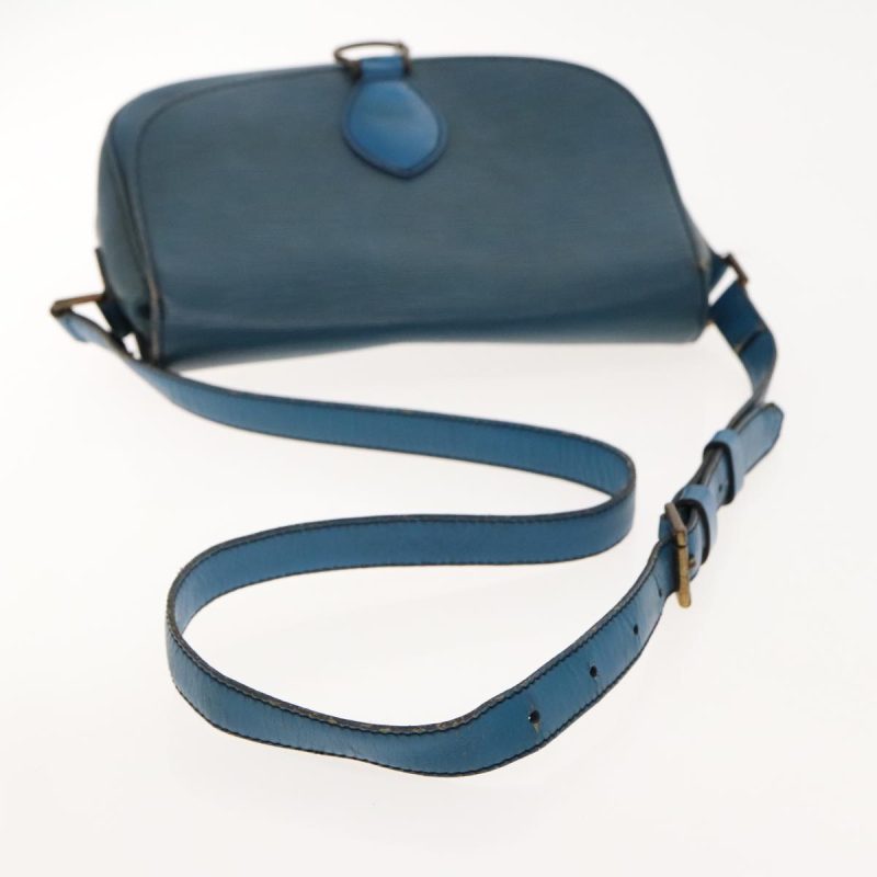 Louis Vuitton Epi Saint Cloud GM Shoulder Bag Toledo Blue M52195  bs18729 - Image 7