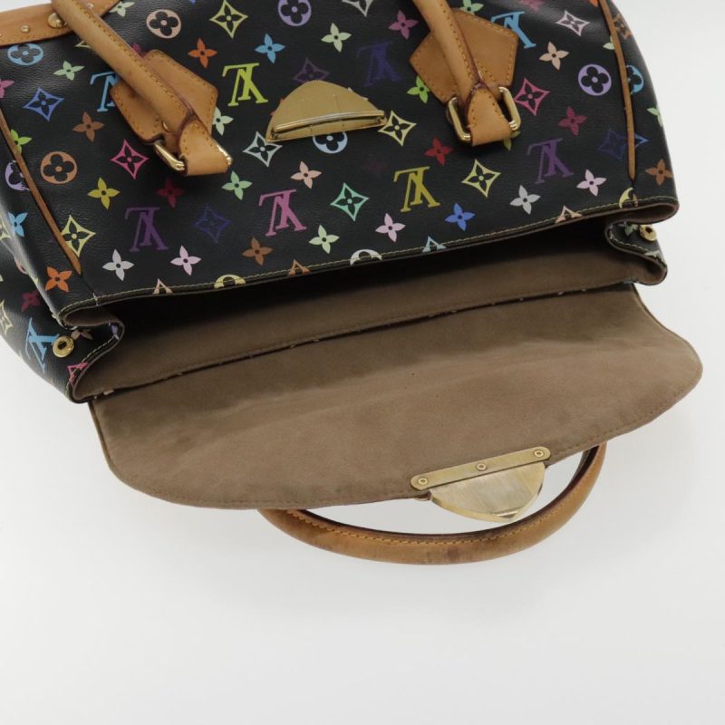Louis Vuitton Monogram Multicolor Beverly GM Hand Bag Black M40202 Auth bs18732 - Image 10
