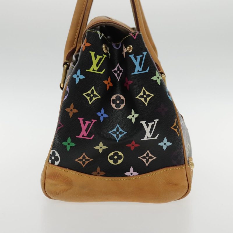 Louis Vuitton Monogram Multicolor Beverly GM Hand Bag Black M40202 Auth bs18732 - Image 4