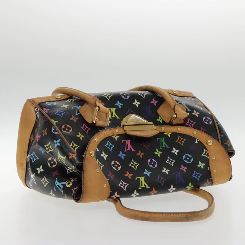 Louis Vuitton Monogram Multicolor Beverly GM Hand Bag Black M40202 Auth bs18732 - Image 6