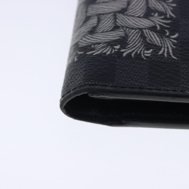 Louis Vuitton Graphite Christopher Nemeth Porte Feuille Brother N63254 bs18737 - Image 8