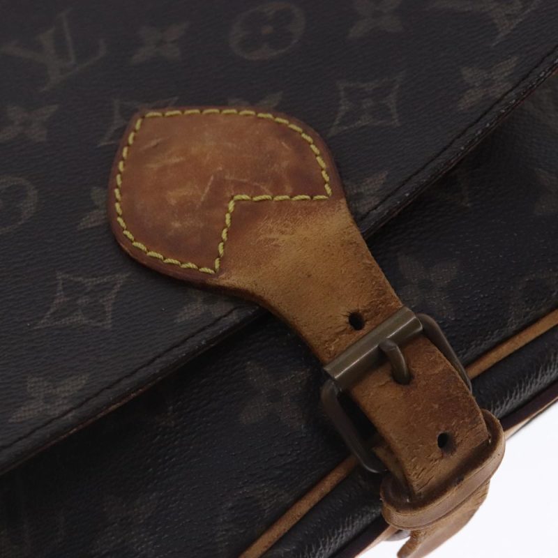 Louis Vuitton Monogram Cartouchiere MM Shoulder Bag M51253  bs18875 - Image 10