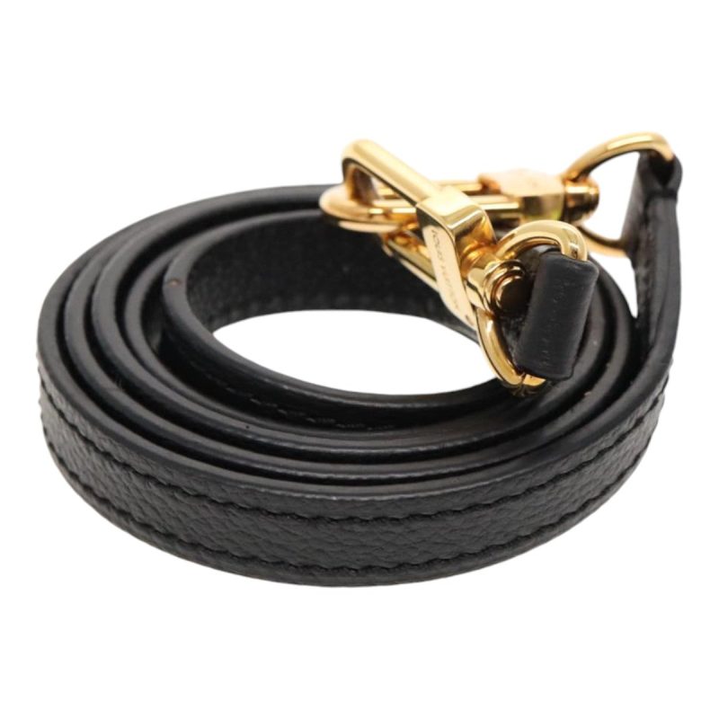 Louis Vuitton Shoulder Strap Leather 40.2"" Black Gold  bs18960 - Image 3