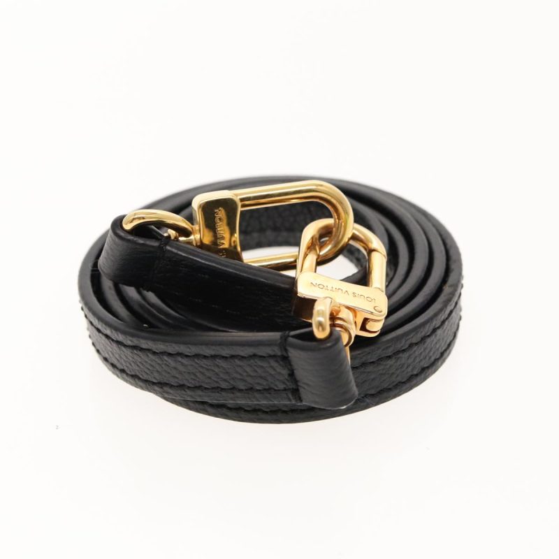 Louis Vuitton Shoulder Strap Leather 40.2"" Black Gold  bs18960 - Image 4