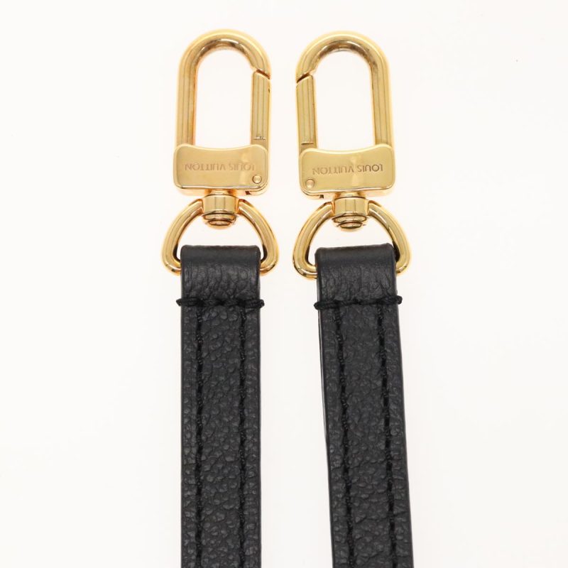 Louis Vuitton Shoulder Strap Leather 40.2"" Black Gold  bs18960 - Image 7