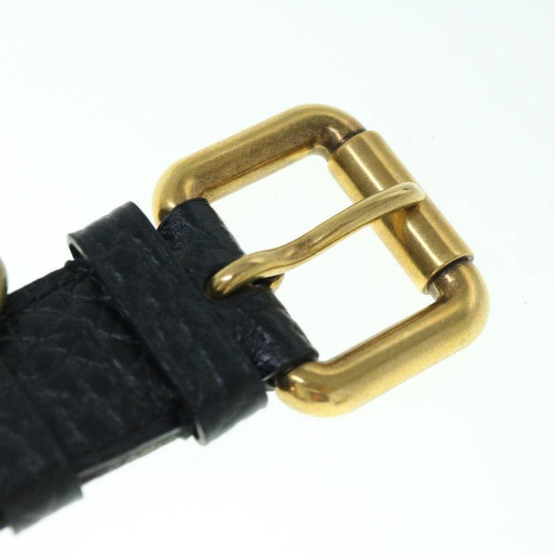Louis Vuitton Monogram Denim Ceinture Belt 36.6"" Black M6972W  bs8908 - Image 10