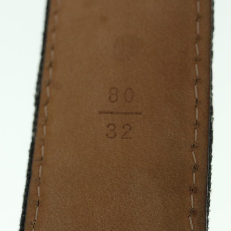 Louis Vuitton Monogram Denim Ceinture Belt 36.6"" Black M6972W  bs8908 - Image 8