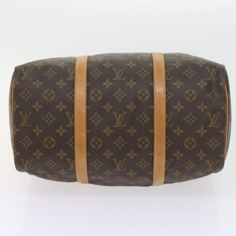 Louis Vuitton Monogram Sac Souple 35 Boston Bag M41626  bs9555 - Image 5