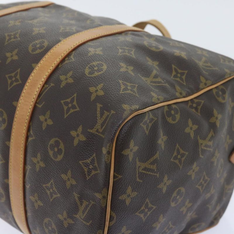 Louis Vuitton Monogram Sac Souple 35 Boston Bag M41626  bs9555 - Image 9