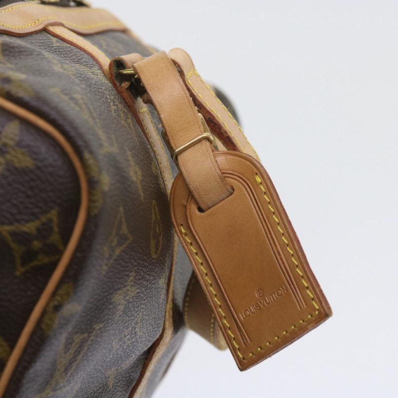 Louis Vuitton Monogram Sac Souple 35 Boston Bag M41626  bs9555 - Image 10