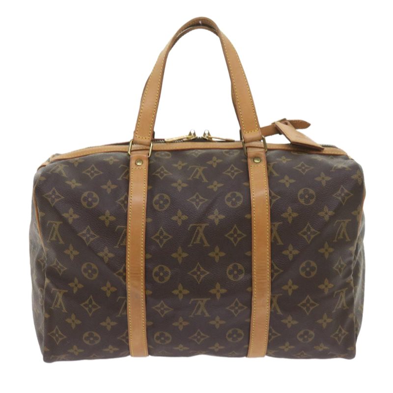Louis Vuitton Monogram Sac Souple 35 Boston Bag M41626  bs9555 - Image 2