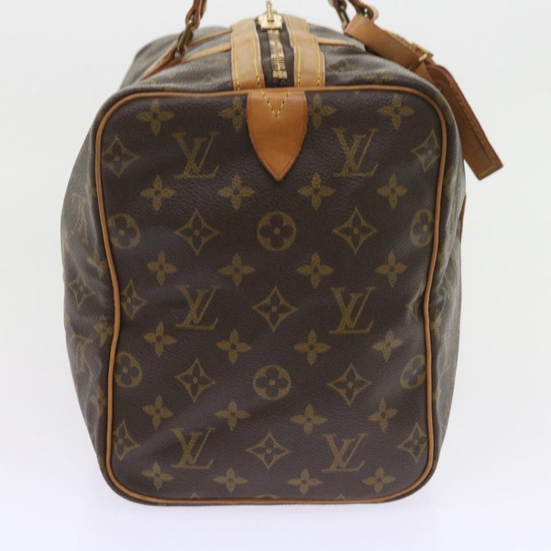 Louis Vuitton Monogram Sac Souple 35 Boston Bag M41626  bs9555 - Image 4